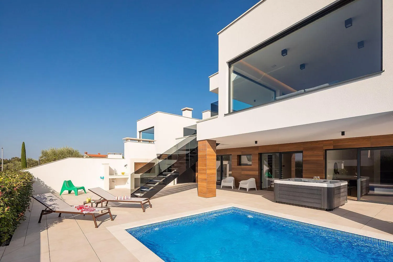 Holiday home Luxusvilla Mit Privatpool, Jacuzzi, Sauna, Meerblick Vodnjan